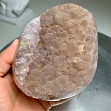Load image into Gallery viewer, High quality- sugary druzy colorful amethyst/ rainbow amethyst freeform from Uruguay