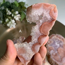 Load image into Gallery viewer, Top quality - pink amethyst flower agate slab/ slice