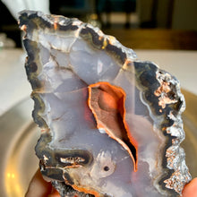 Load image into Gallery viewer, Rare - High quality Argentina red fox agate geode with UV reaction