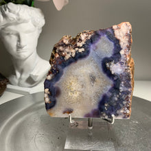 Load image into Gallery viewer, Top quality - blue flower agate slab / slice ( natural color)