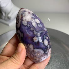 Load image into Gallery viewer, Rare - top quality blue flower agate flame