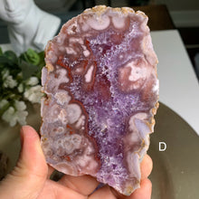 Load image into Gallery viewer, Top quality - pink amethyst flower agate slab/slice