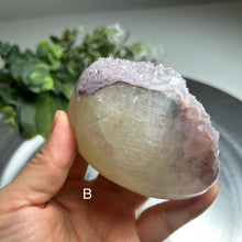 Load image into Gallery viewer, Top quality – Pink lavender amethyst geode from Uruguay with sparkling druzy