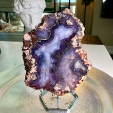 Load image into Gallery viewer, Top quality - blue flower agate slab / blue flower agate slice