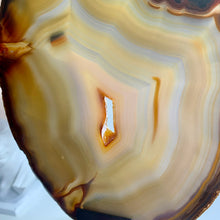 Load image into Gallery viewer, High quality- agate slice with stand from Brazil