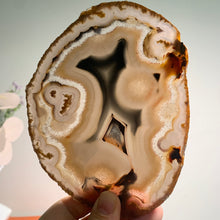Load image into Gallery viewer, Rare - Brazilian agate slice pair / Brazilian agate slab pair