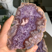 Load image into Gallery viewer, Top quality - pink amethyst flower agate slab/slice