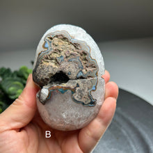 Load image into Gallery viewer, Top quality – Coffee brown druzy amethyst geode from Uruguay