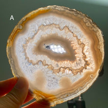 Load image into Gallery viewer, Rare - Hand pick Brazilian agate slabs and slices / agate slabs with druzy