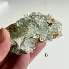 Load image into Gallery viewer, Glassy Moss Fluorite on Matrix | Natural Green Fluorite Crystal | Mineral Specimen | Home Decor | A or B