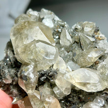 Load image into Gallery viewer, Rare - Top Quality Yellow Calcite on Matrix with Pyrite – Anhui, China