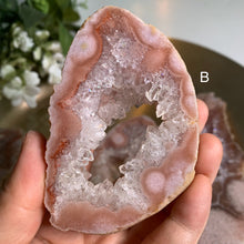 Load image into Gallery viewer, Top quality - pink amethyst slab / flower agate slab/ slice