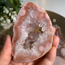 Load image into Gallery viewer, Top quality - pink amethyst slab / flower agate slab/ slice
