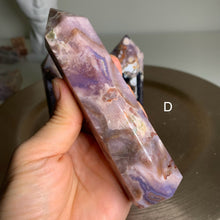 Load image into Gallery viewer, Rare - high quality blue flower agate towers/points
