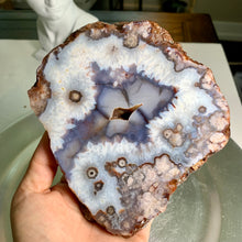 Load image into Gallery viewer, Top quality - blue flower agate slab/slice