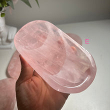 Load image into Gallery viewer, High Quality Rose Quartz Display Plate — Polished Pink Crystal Tray for Jewelry, Rituals & Home Décor