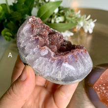 Load image into Gallery viewer, Rare - sugery rainbow amethyst freeform / Uruguay rainbow amethyst