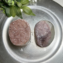 Load image into Gallery viewer, Top quality – Pink lavender amethyst geode from Uruguay with sparkling druzy