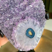 Load image into Gallery viewer, High quality - Uruguay flower stalactite amethyst specimen