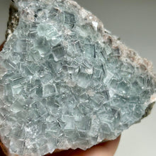 Load image into Gallery viewer, Xianghualing Fluorite with Quartz | Pale Blue Cubic Crystals | Hunan, China