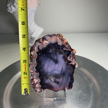 Load image into Gallery viewer, High quality - blue flower agate slab /slice (natural color)