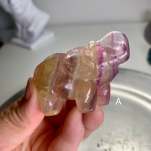 Load image into Gallery viewer, High quality - fluorite elephant