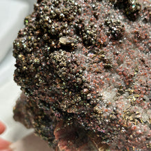 Load image into Gallery viewer, Large Pyrite and Hematite Cluster on Calcite — Sparkling Natural Crystal for Home Decor and Mineral Collection