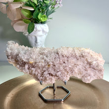 Load image into Gallery viewer, Pink lemurian quartz cluster from Colombia