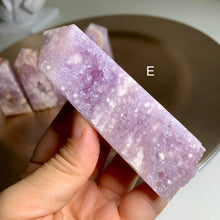 Load image into Gallery viewer, High quality - pink amethyst flower agate druzy towers