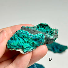 Load image into Gallery viewer, Natural Chrysocolla on Matrix – Blue Green Copper Mineral Specimens | One of a Kind Selection (A–I) | Peru