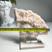 Load image into Gallery viewer, Large Pearly Pink Dolomite Cluster on Matrix — Natural Crystal Display for Home Decor and Healing Energy