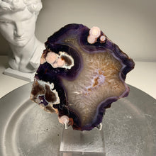 Load image into Gallery viewer, Top quality- blue flower agate slab/slice( natural color)