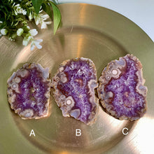 Load image into Gallery viewer, Top quality - pink amethyst flower agate slab/slice