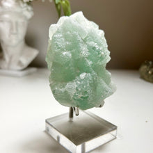 Load image into Gallery viewer, High quality - Sugary Green Fluorite Crystal Cluster | Sparkling Texture | China