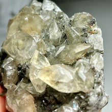Load image into Gallery viewer, Rare - Top Quality Yellow Calcite on Matrix with Pyrite – Anhui, China