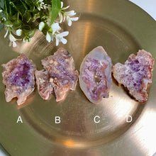 Load image into Gallery viewer, Top quality pink amethyst flower agate slab/ slice
