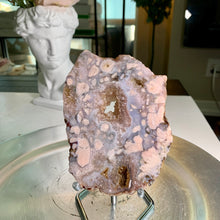 Load image into Gallery viewer, Top quality - blue flower agate slab / blue flower agate slice