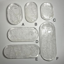 Load image into Gallery viewer, Natural Clear Quartz Crystal Tray - Minimalist Jewelry & Ritual Dish