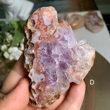 Load image into Gallery viewer, Top quality pink amethyst flower agate slab/ slice