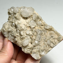 Load image into Gallery viewer, White Calcite Cluster on Matrix — Natural Crystal Plate for Home Decor and Healing Energy