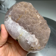 Load image into Gallery viewer, High quality- sugary druzy colorful amethyst/ rainbow amethyst freeform from Uruguay