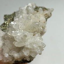 Load image into Gallery viewer, Pyrite with White calcite Cluster — Natural Crystal Specimen for Home Decor & Mineral Collection