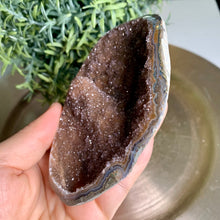 Load image into Gallery viewer, Rare - reddish rainbow amethyst freeform/ rainbow amethyst geode