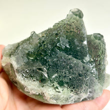 Load image into Gallery viewer, Rare Deep Green Nipple Fluorite Cluster Raw Fluorite Specimen Natural Green Mineral Collectible Display Stone