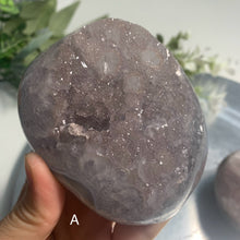 Load image into Gallery viewer, Top quality- Uruguay rainbow amethyst Freeform with sugary druzy