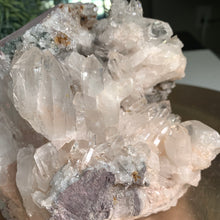 Load image into Gallery viewer, Rare - large size pink lemurian quartz cluster