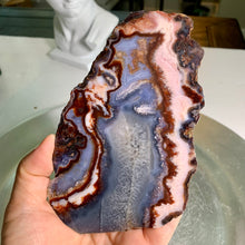 Load image into Gallery viewer, Top quality - blue flower agate slab / slice