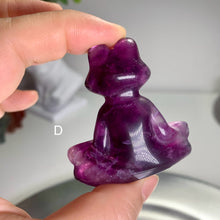 Load image into Gallery viewer, High quality - fluorite bunny / fluorite yoga frog