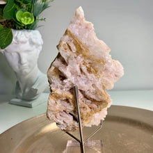 Load image into Gallery viewer, Pink lemurian quartz cluster from Colombia