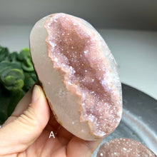 Load image into Gallery viewer, Top Quality – Pink Amethyst Druzy from Uruguay | Natural Sparkly Sugary Druzy | Healing Crystal
